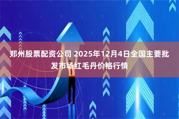 郑州股票配资公司 2025年12月4日全国主要批发市场红毛丹价格行情